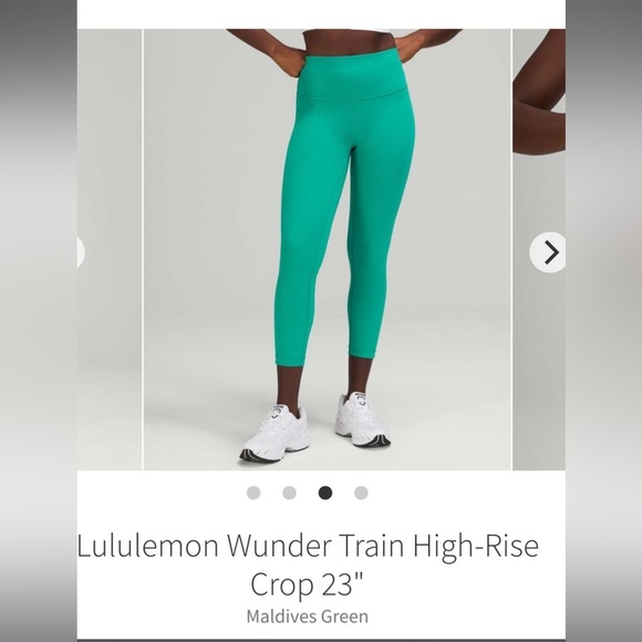Lululemon Wunder Train High-Rise Crop 32” - Picture 5 of 6